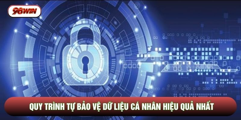 Quy trình tự bảo vệ dữ liệu cá nhân hiệu quả nhất
