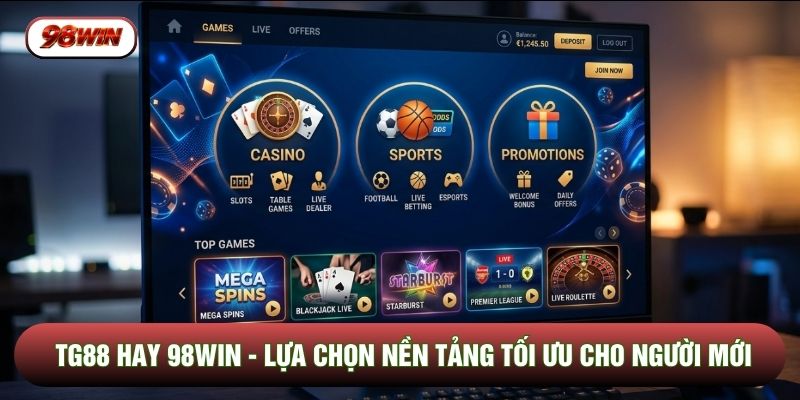 TG88 Hay 98WIN - Lựa Chọn Nền Tảng Tối Ưu Cho Người Mới